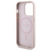Zestaw Guess GUBPM5P15L4GEMGP iPhone15 Pro 6.1 hardcase + Powerbank 5000mAh MagSafe różowy/pink 4G Metal Logo